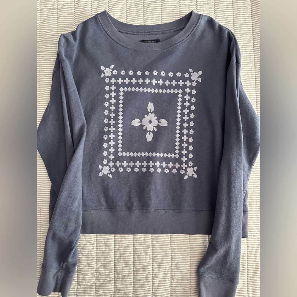 Pendleton Patchwork Crewneck Sweatshirt